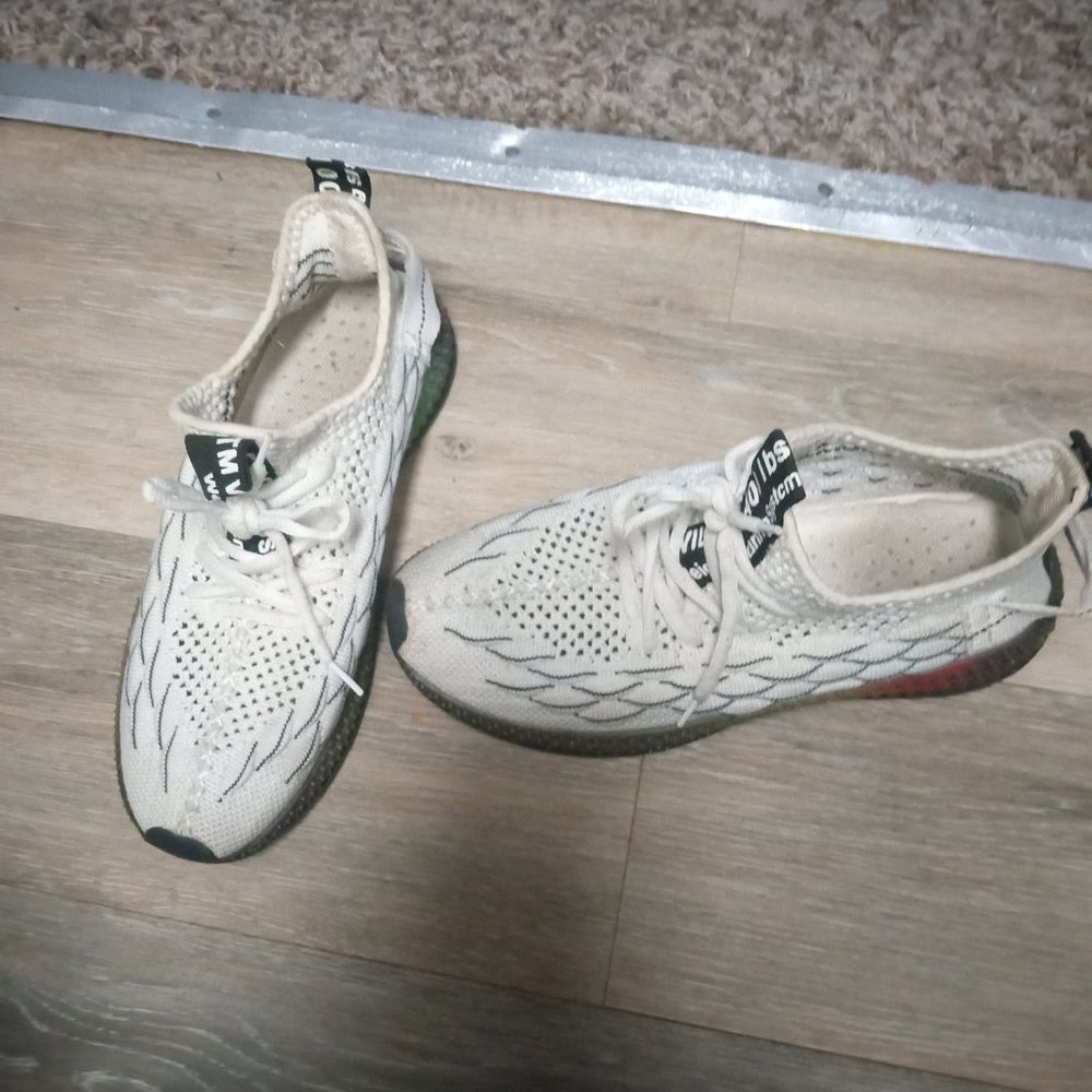 Adidas Kamanda White Suede Running shoes